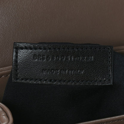 Saint Laurent Calfskin Y Quilted Monogram Toy Loulou Crossbody Bag Taupe 6 of 8