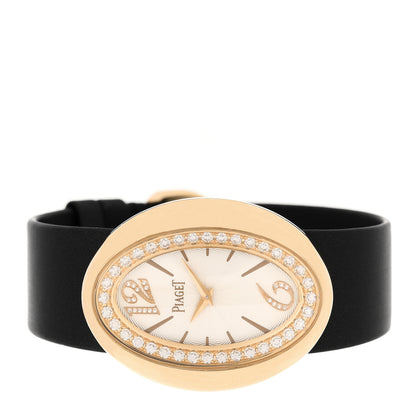 Piaget 18K Yellow Gold Satin Diamond Bezel 31mm Limelight Magic Hour Quartz Watch 2 of 4