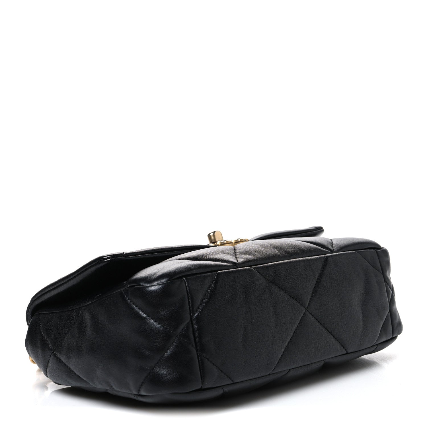 Chanel Lambskin Quilted Medium Chanel 19 Flap Black 4 of 11