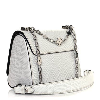 Louis Vuitton Epi Flower Jewels Twist Shoulder Bag PM White 3 of 11