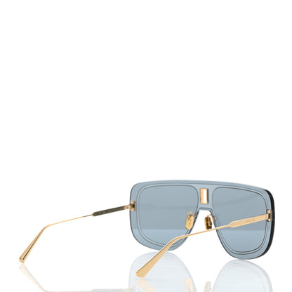 Christian Dior UltraDior Mask Sunglasses Gold Blue 4 of 8
