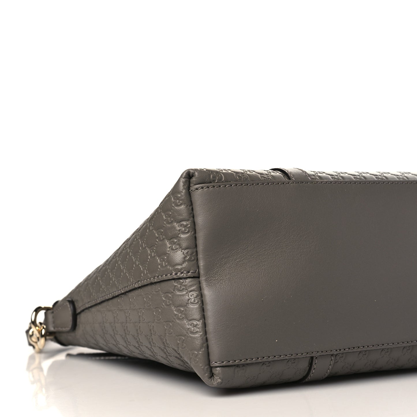 Soft Microguccissima Small Zippered Satchel Loess