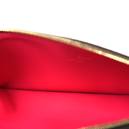 Louis Vuitton Monogram Felicie Chain Wallet Zippered Insert Fuchsia 5 of 7