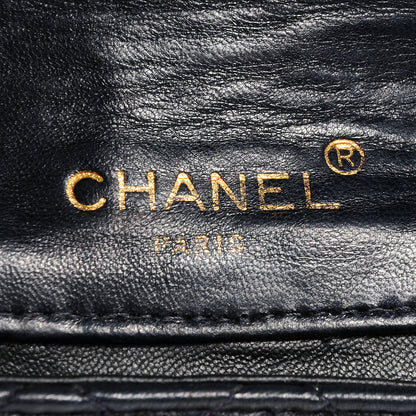 Chanel Lambskin Quilted Bi-Color Extra Mini Flap Navy White 7 of 8