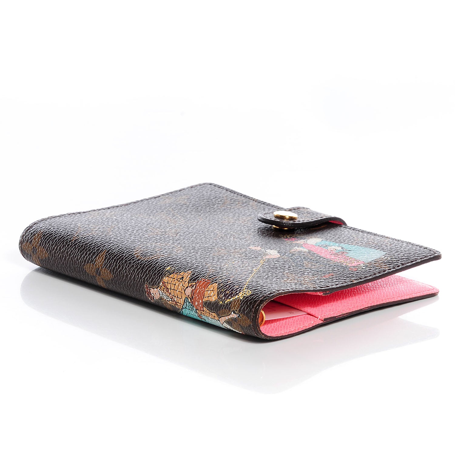 Louis Vuitton Monogram Illustre Small Ring Agenda Rose 4 of 10