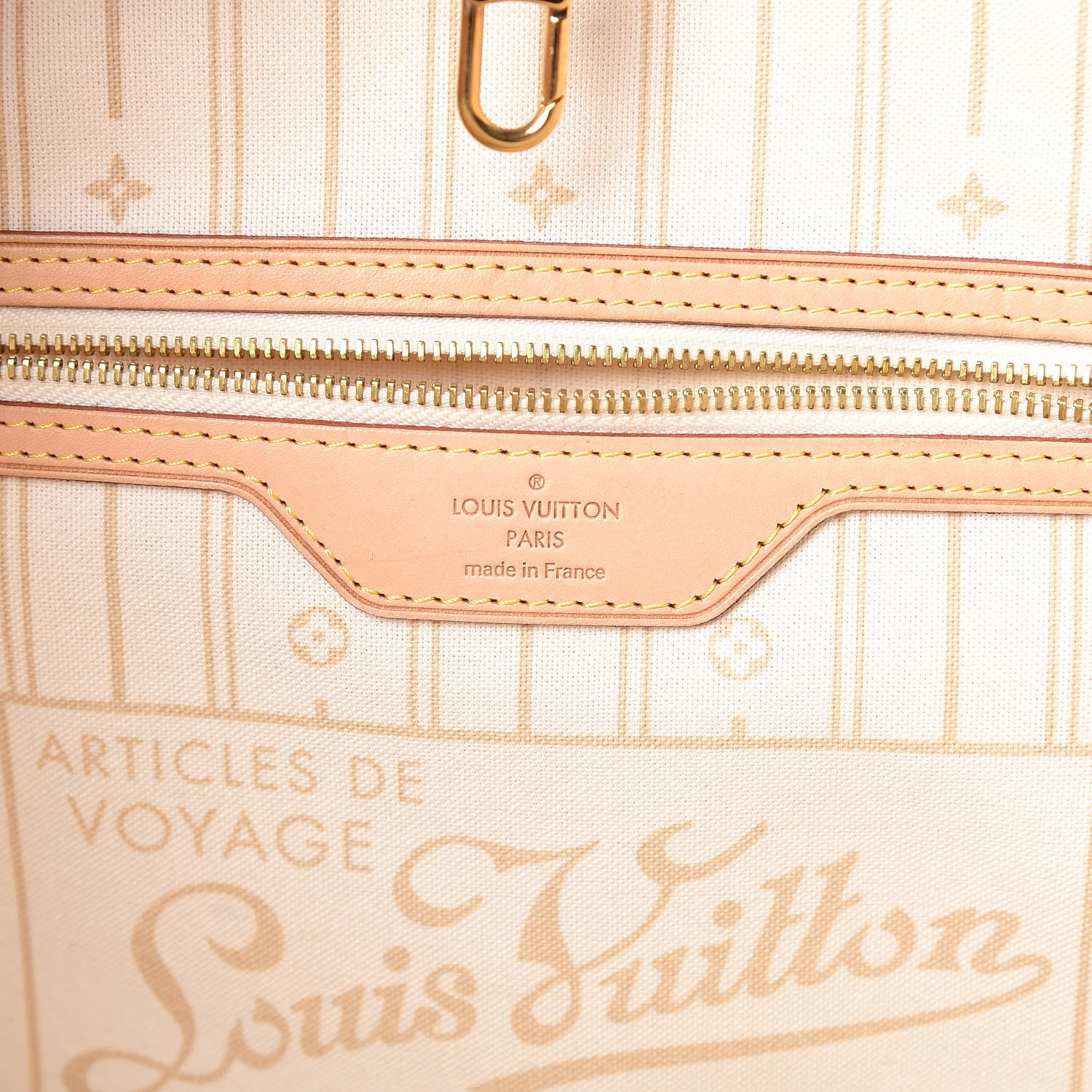 Louis Vuitton Damier Azur Neverfull MM 7 of 13