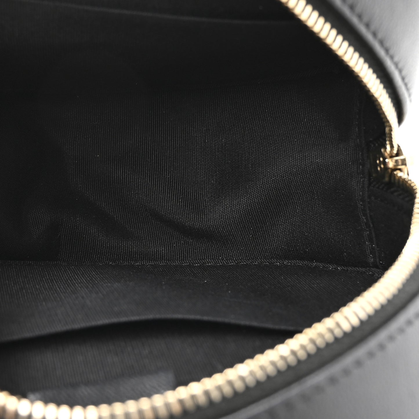 Lambskin Quilted Chanel 19 Round Clutch With Chain Black