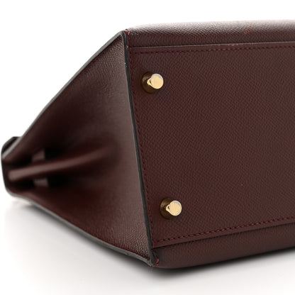 Hermes Epsom Kelly Sellier 32 Bordeaux 9 of 20