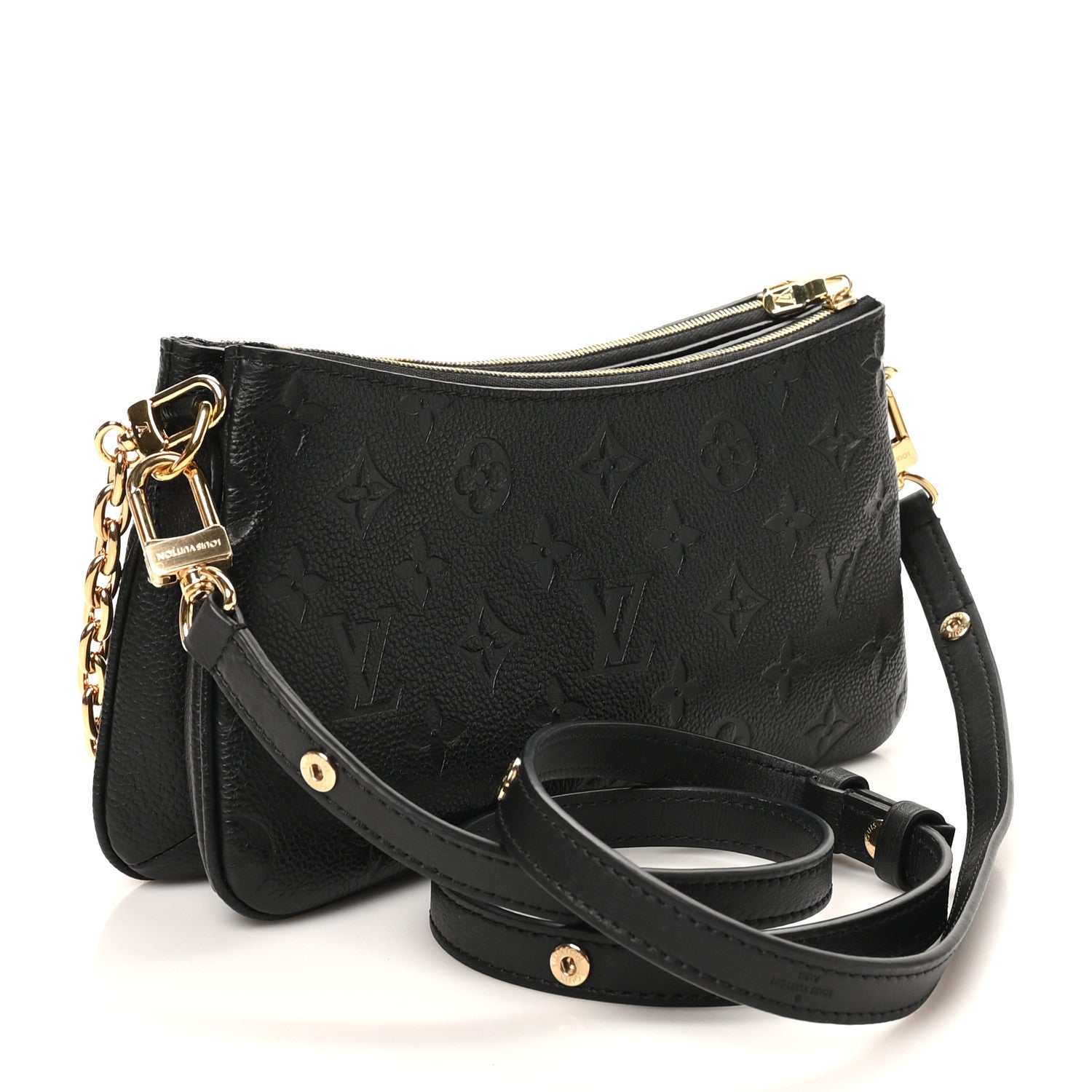 Louis Vuitton Empreinte Monogram Liv Pochette Black 3 of 10
