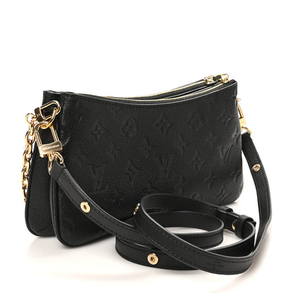 Louis Vuitton Empreinte Monogram Liv Pochette Black 3 of 10