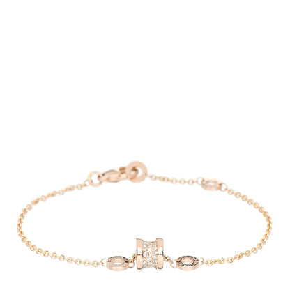 Bulgari 18K Rose Gold Diamond B.Zero1 Bracelet SM 1 of 3
