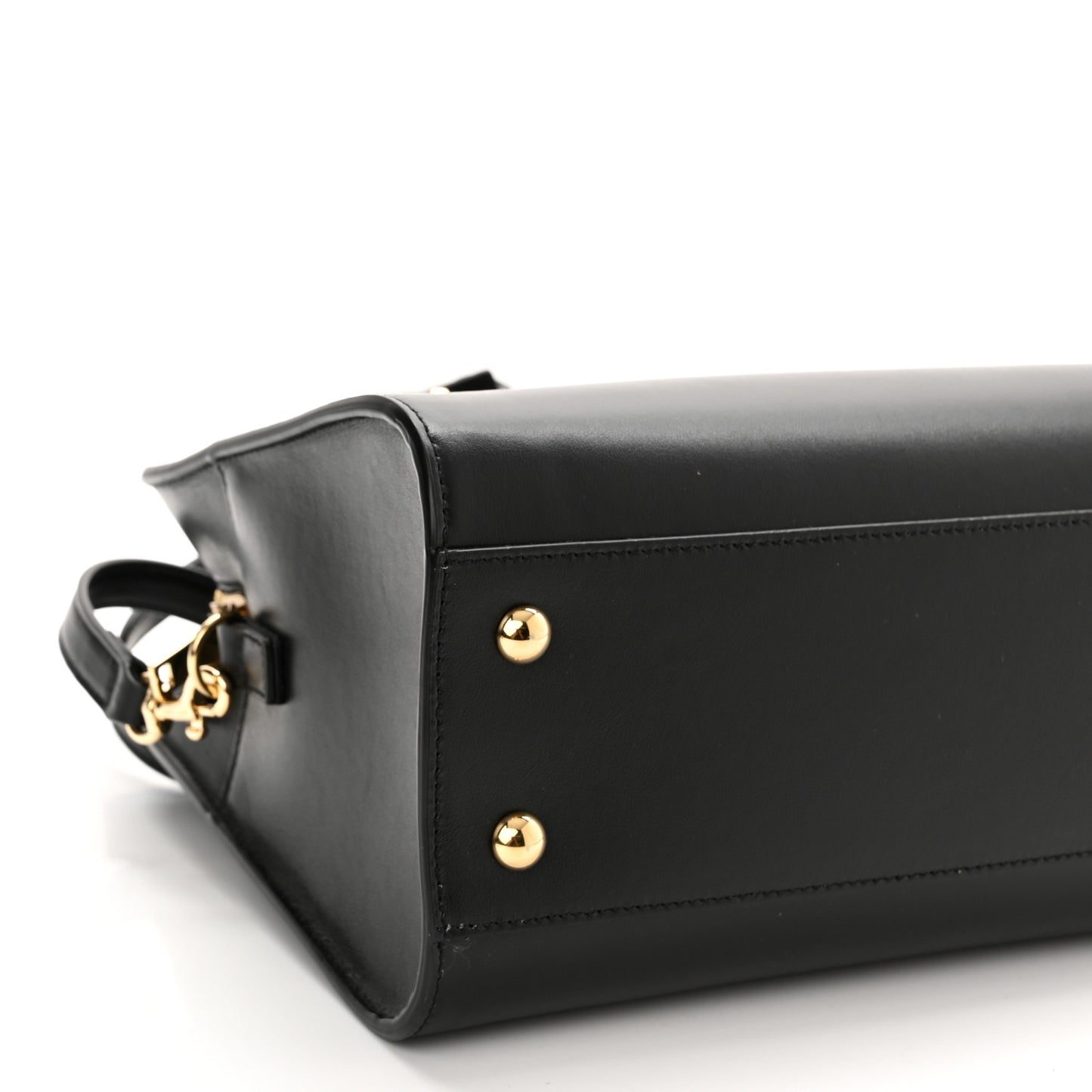 Calfskin Monogram Baby Cabas Black
