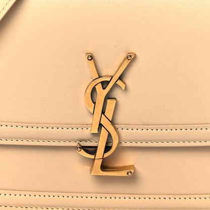 Saint Laurent Smooth Calfskin Small Solferino Satchel Beige 8 of 10