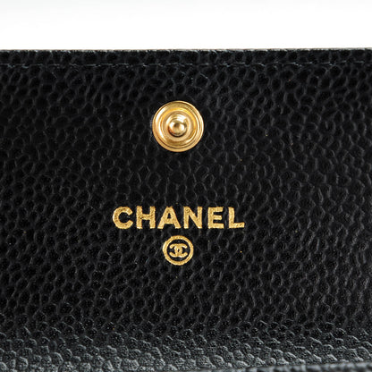 Chanel Caviar Quilted Flap Card Holder Black 5 of 8