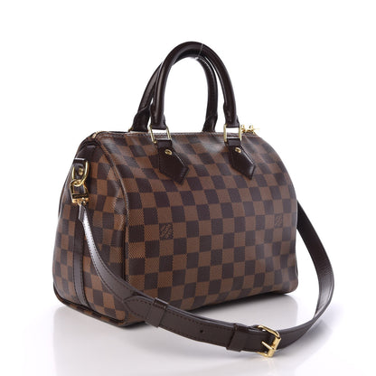 Louis Vuitton Damier Ebene Speedy Bandouliere 25 4 of 12