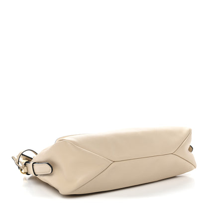 Prada Soft Calfskin Medium Aimee Shoulder Bag Travertine 4 of 10