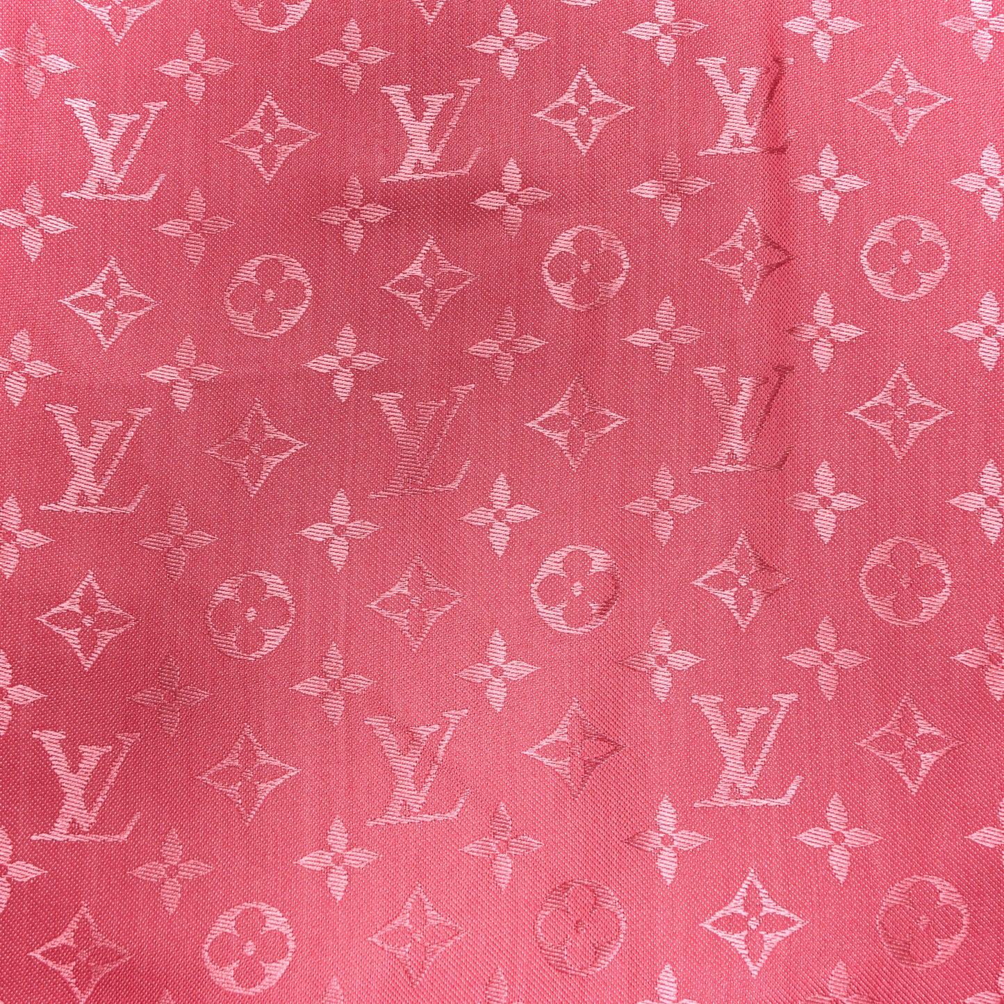 Silk Wool Monogram Shawl Fuschia