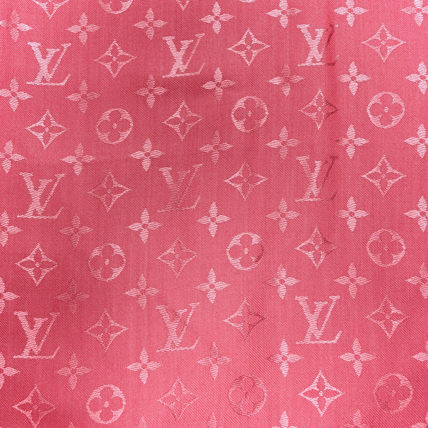 Louis Vuitton Silk Wool Monogram Shawl Fuschia 4 of 4