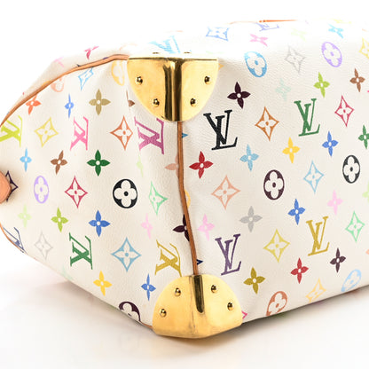 Louis Vuitton Monogram Multicolor Speedy 30 White 8 of 9