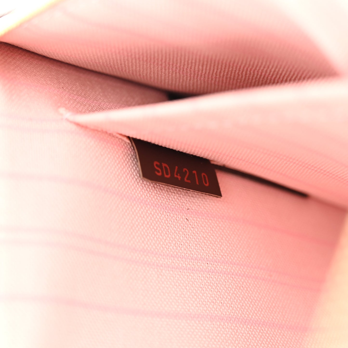 Damier Ebene Neverfull MM GM Pochette Rose Ballerine