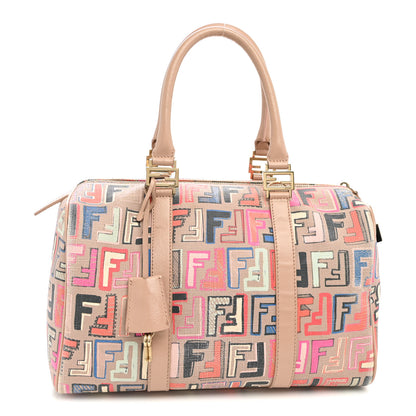 Fendi Zucca Spalmati Vitello FF Multicolor Forever Boston Multicolor Beige 1 of 11