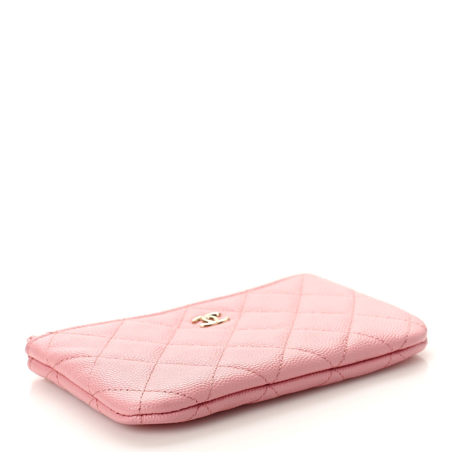 Chanel Caviar Quilted Small Cosmetic Case Light Pink 4 of 9