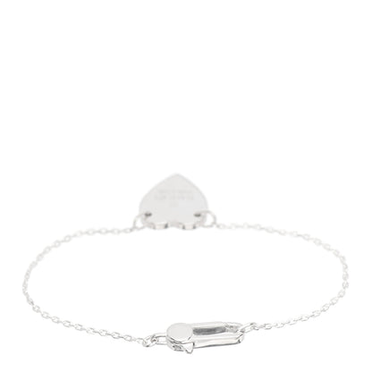 Gucci Sterling Silver Trademark Heart Bracelet 3 of 4