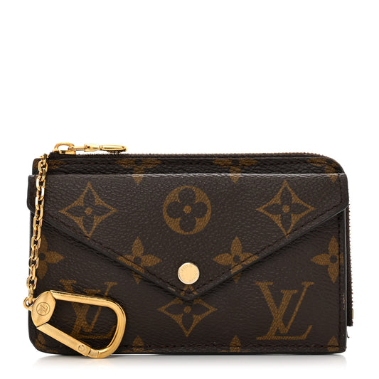 Monogram Recto Verso Card Holder Black