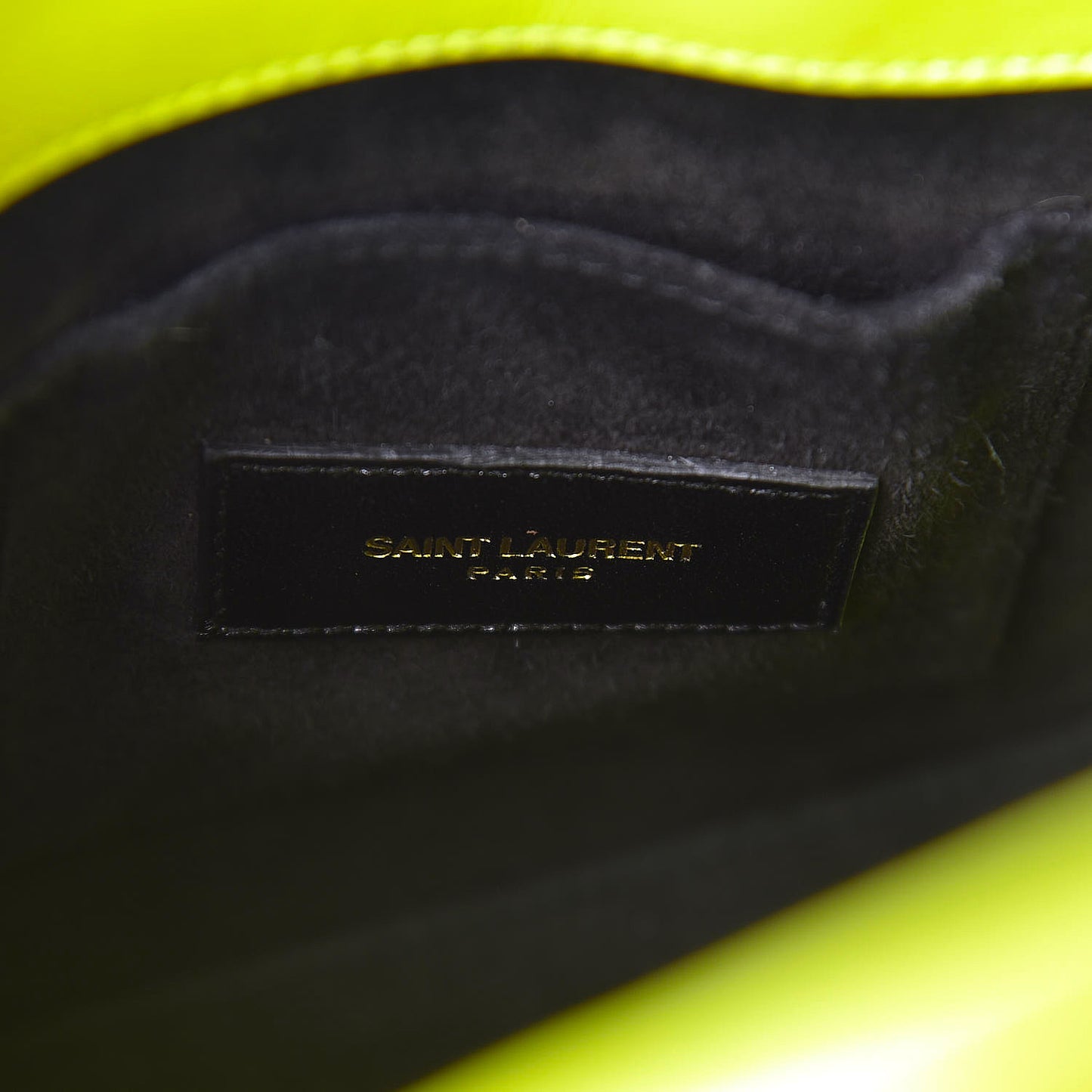 Calfskin Nano Sac De Jour Neon Yellow