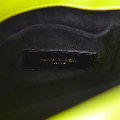 Saint Laurent Calfskin Nano Sac De Jour Neon Yellow 6 of 24