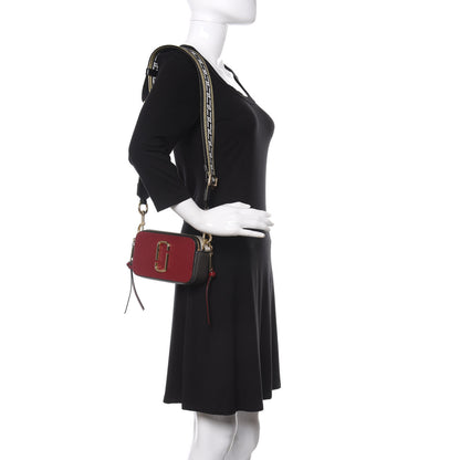 Marc Jacobs Saffiano Small Snapshot Camera Bag Red Multicolor 2 of 9