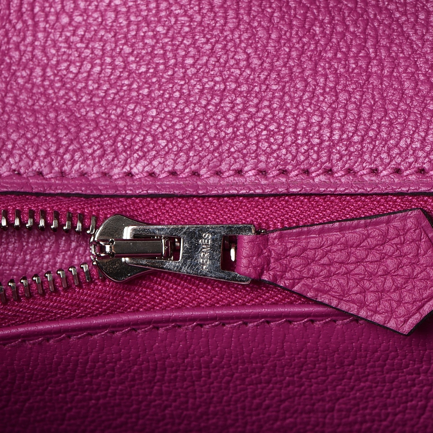 Hermes Togo Birkin 25 Rose Pourpre 18 of 37