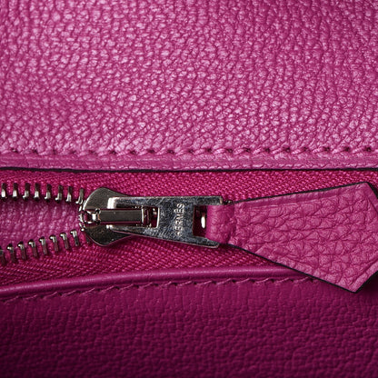 Hermes Togo Birkin 25 Rose Pourpre 18 of 37