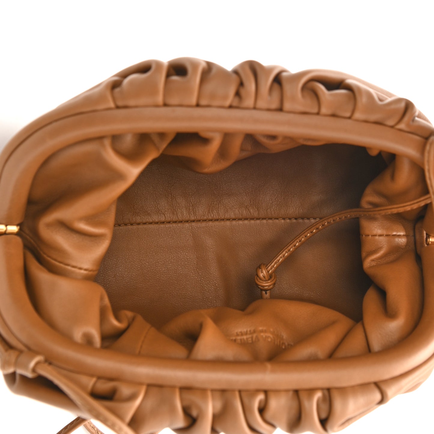 Butter Calfskin The Mini Pouch Cammello