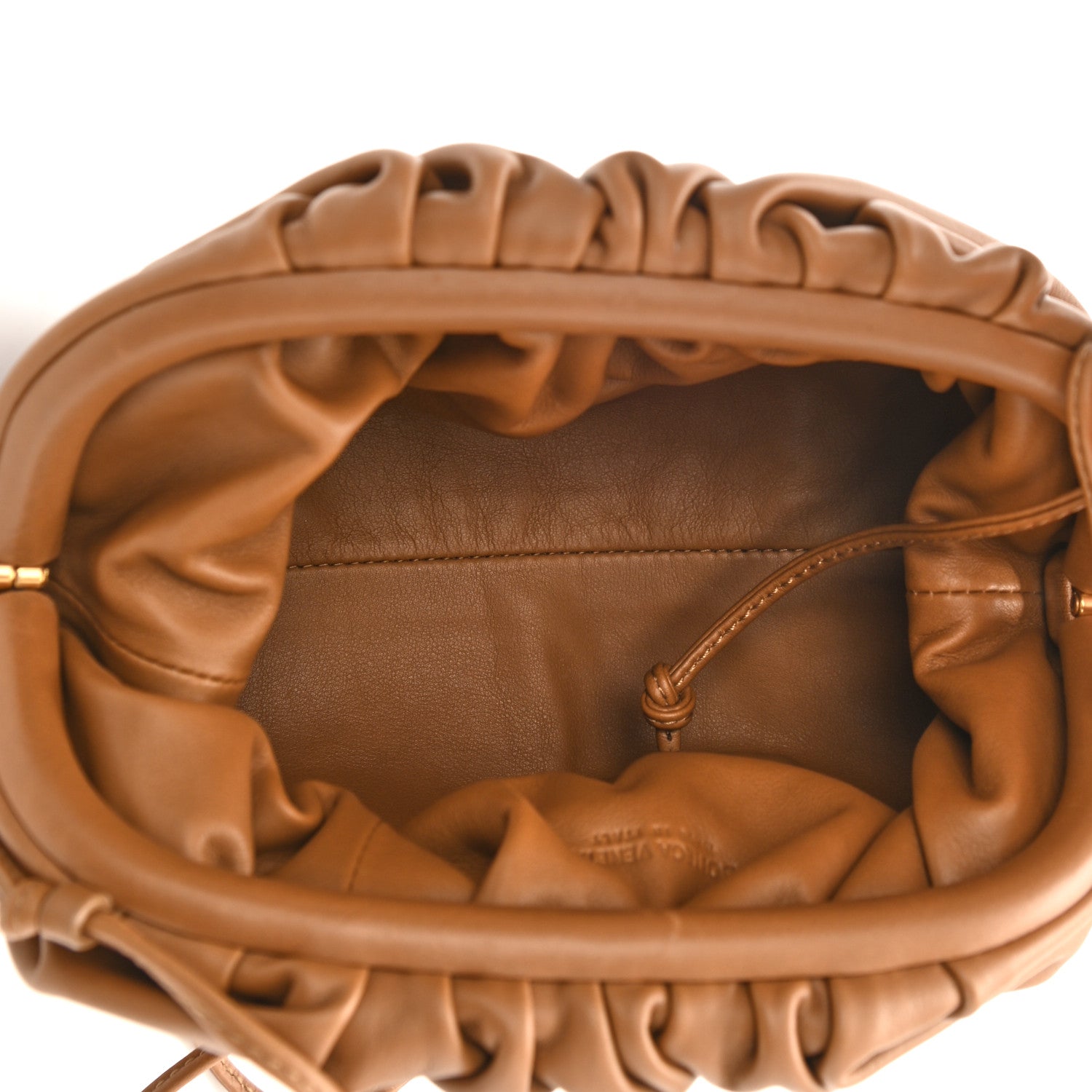 Bottega Veneta Butter Calfskin The Mini Pouch Cammello 5 of 9