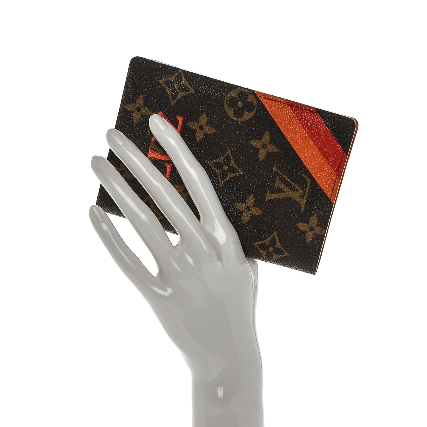 Louis Vuitton Monogram My LV Heritage Passport Cover Orange Rouge 2 of 6