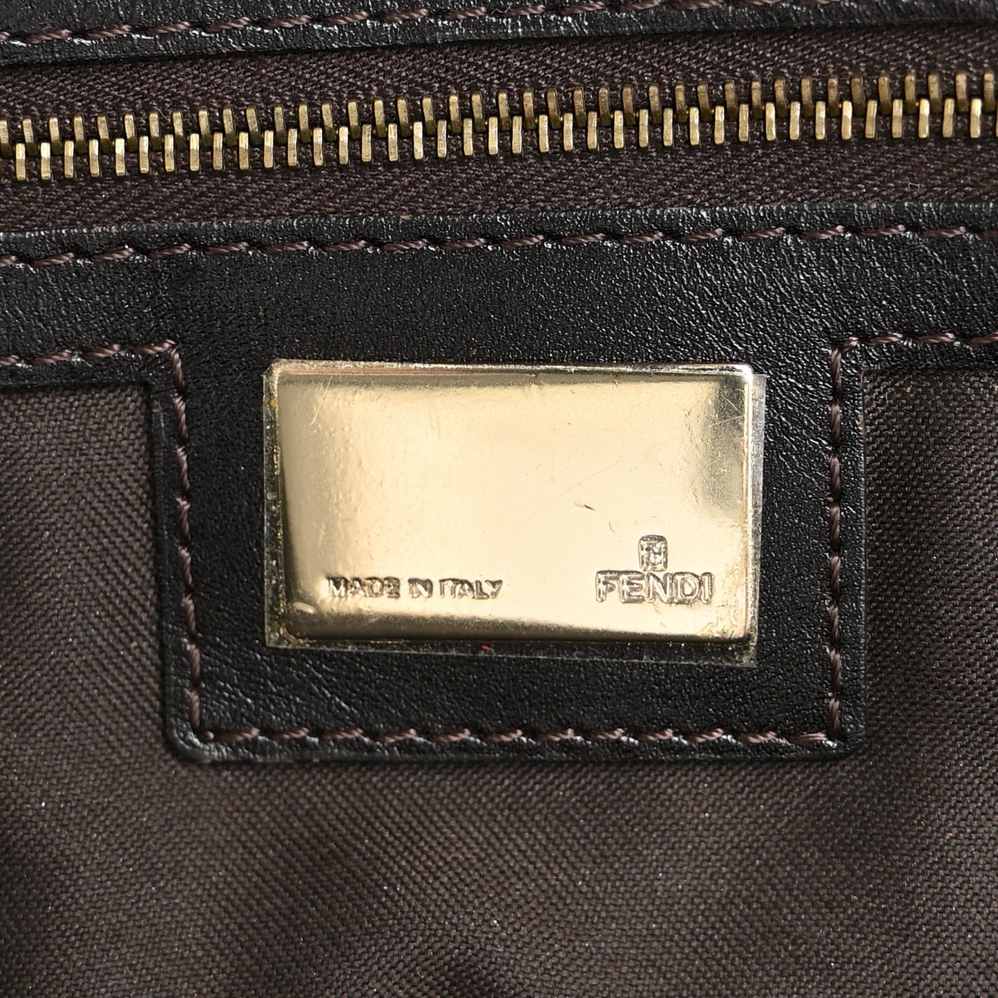 Zucca Large Devil Trapezio Tote Tobacco