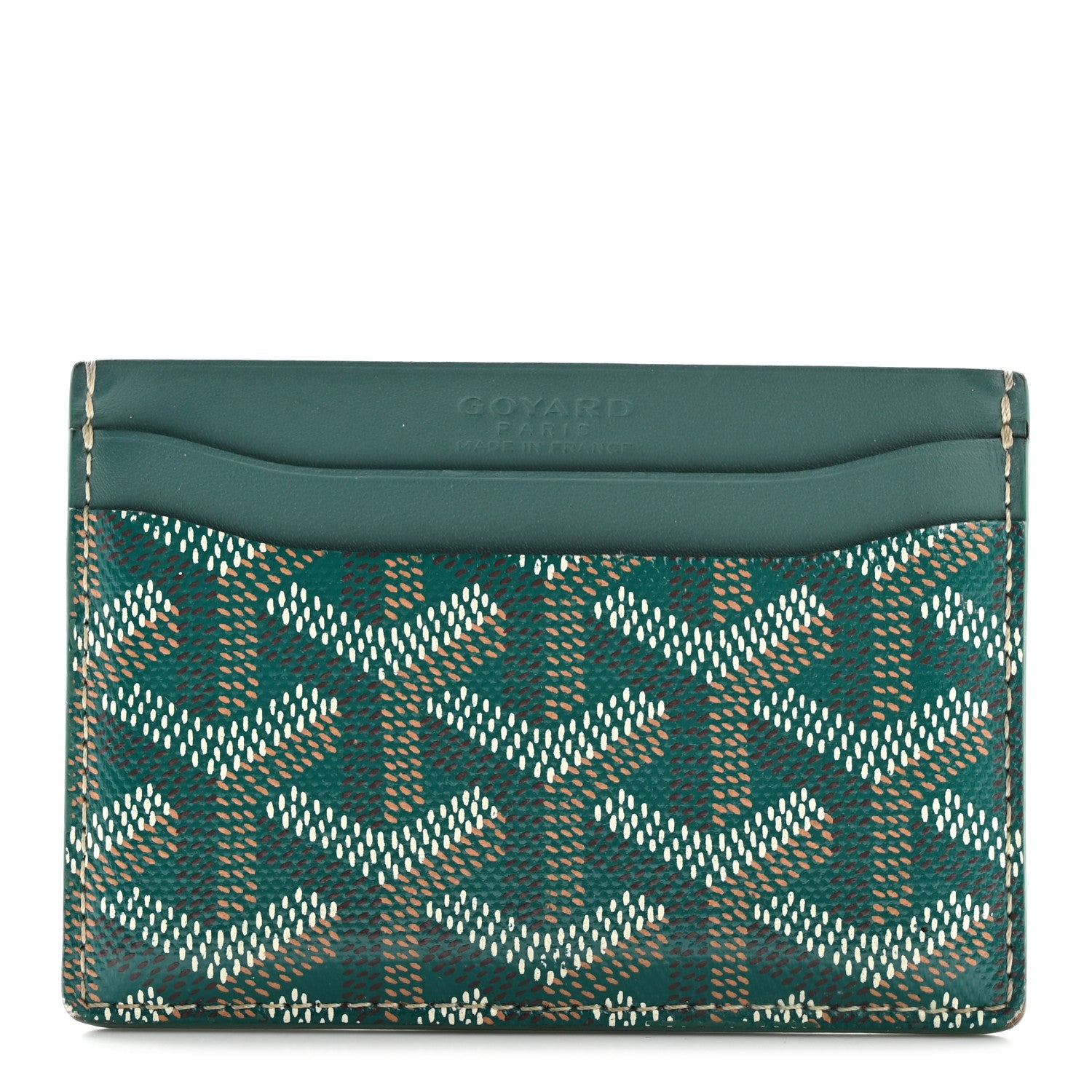 Goyard Goyardine Saint Sulpice Card Holder Green 1 of 7