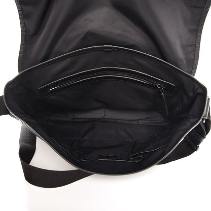Burberry Smoked Check Medium Elgin Messenger Bag Black 5 of 10