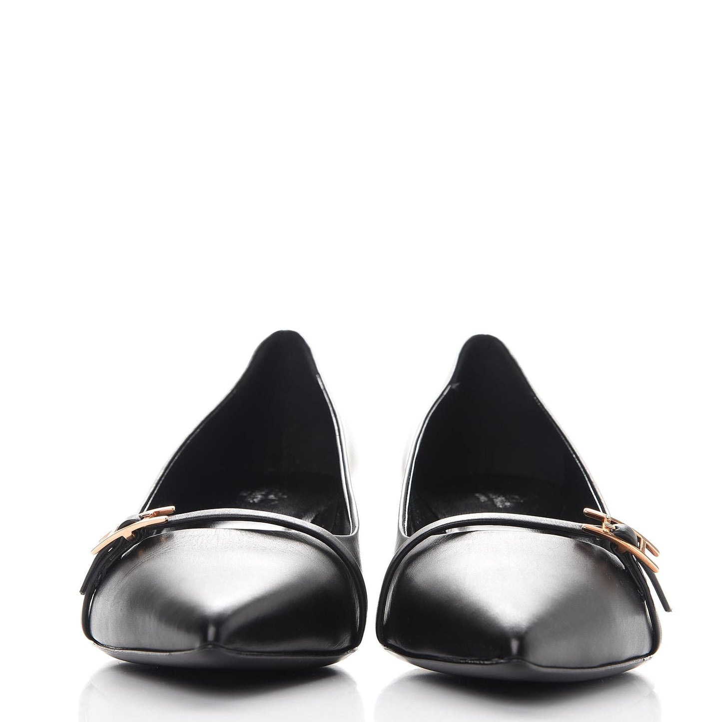 Calfskin Lauren Pumps 38 Black