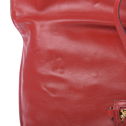 Tom Ford Ramskin Large Alix Padlock Zip Shoulder Bag Flame Red 9 of 14