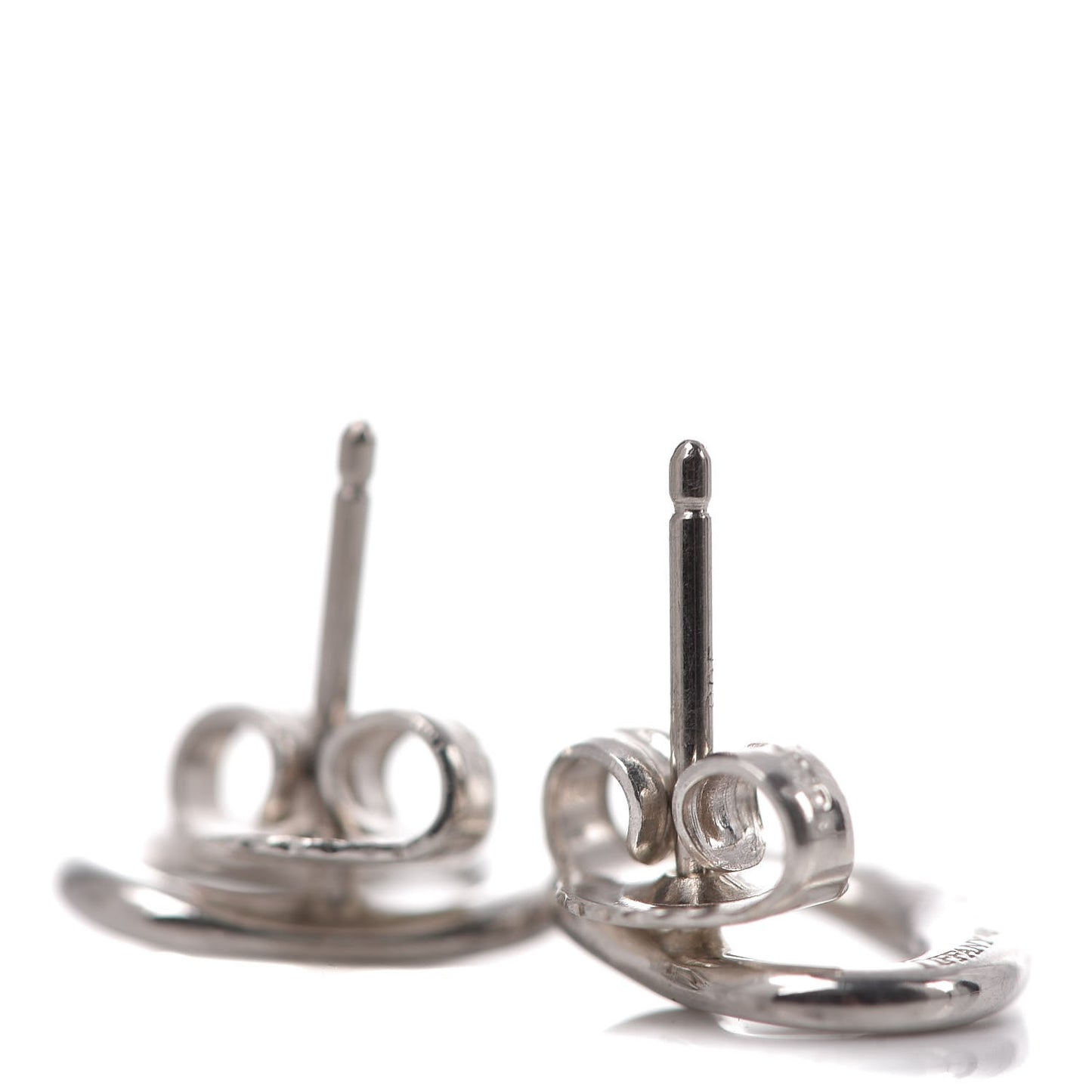Sterling Silver 11mm Elsa Peretti Open Heart Earrings