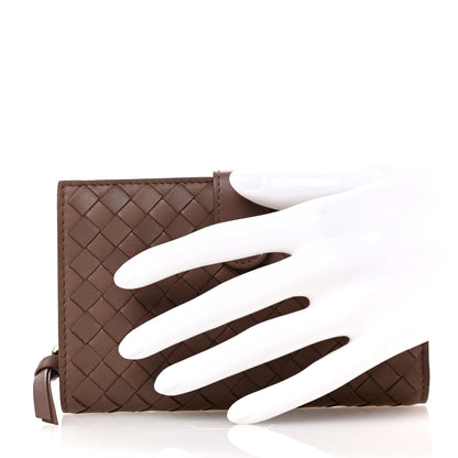 Bottega Veneta Nappa Intrecciato Continental Wallet Mink 2 of 8