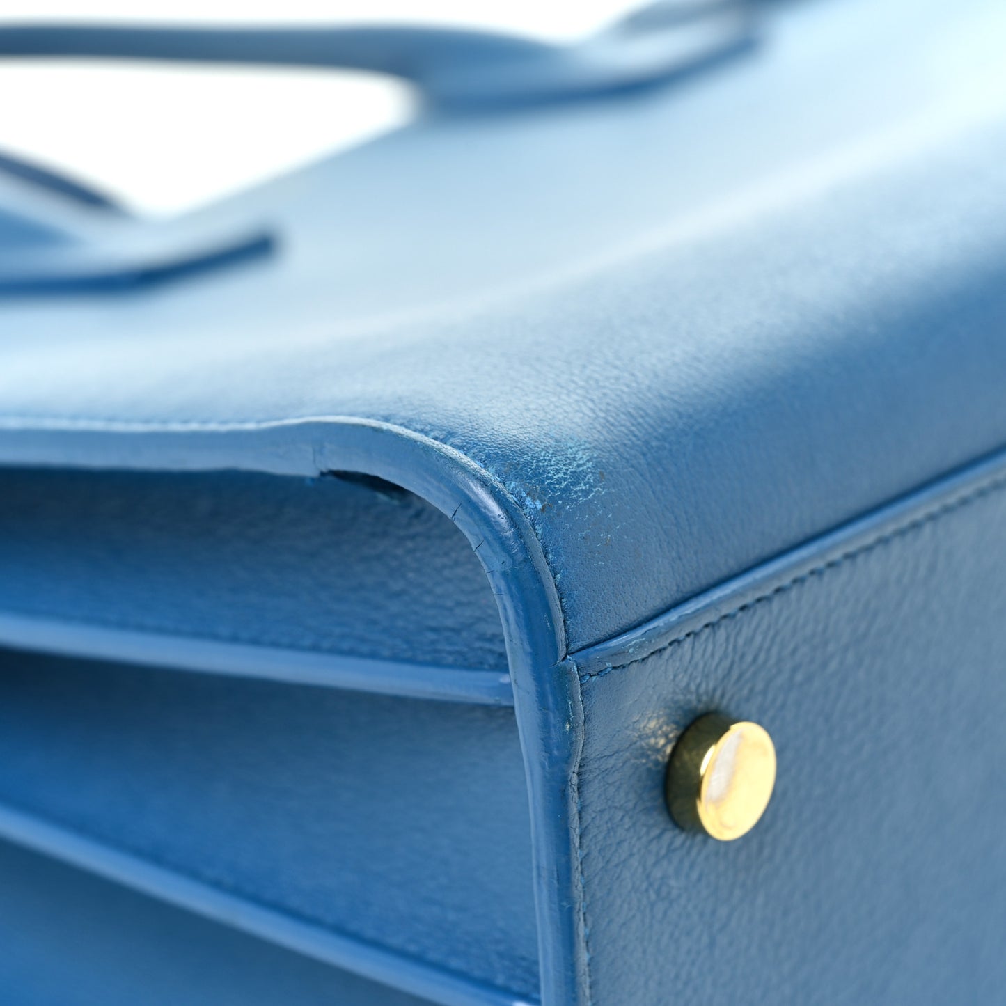 Calfskin Baby Sac De Jour Indigo