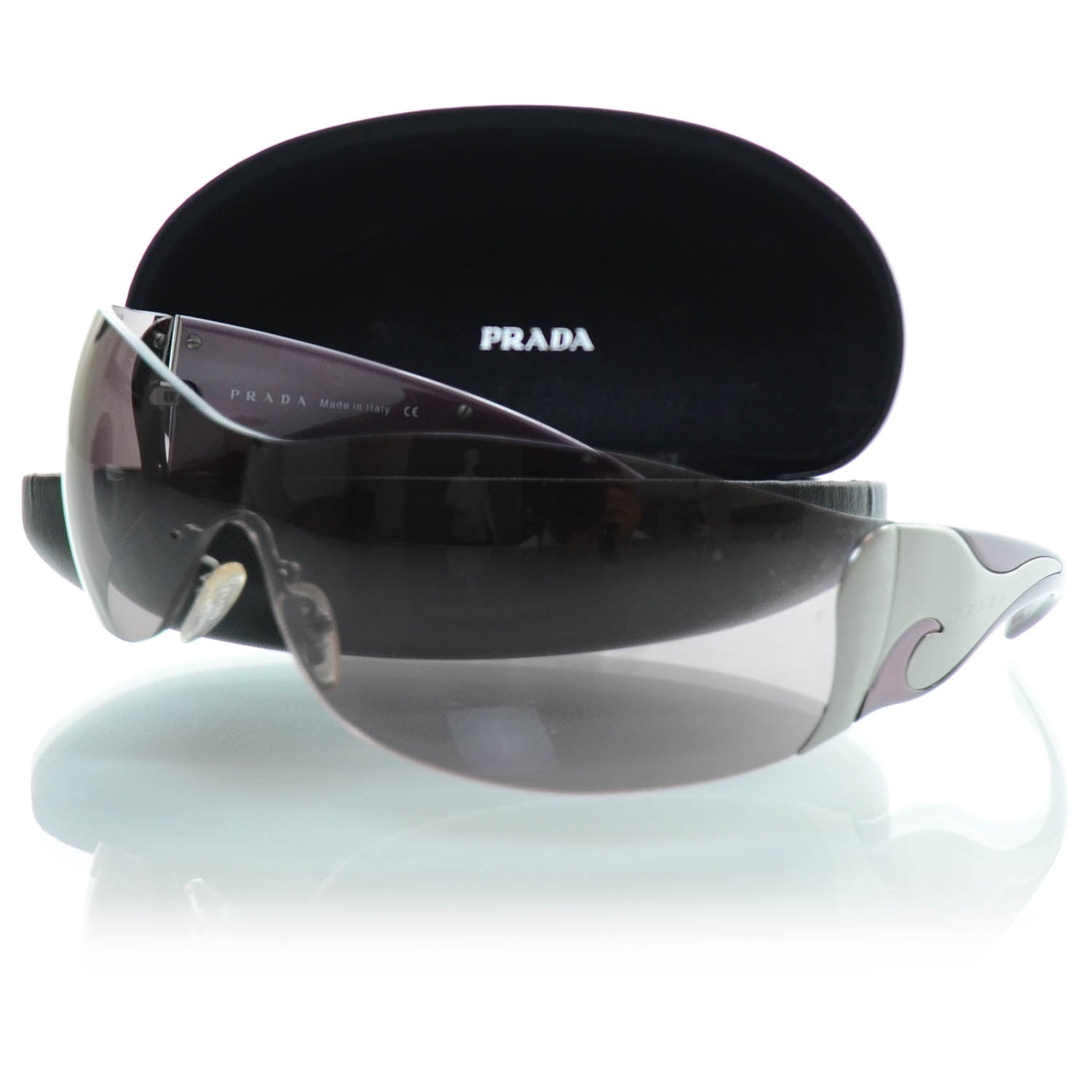 Prada Wrap Around Sunglasses SPR 58F 9 of 9