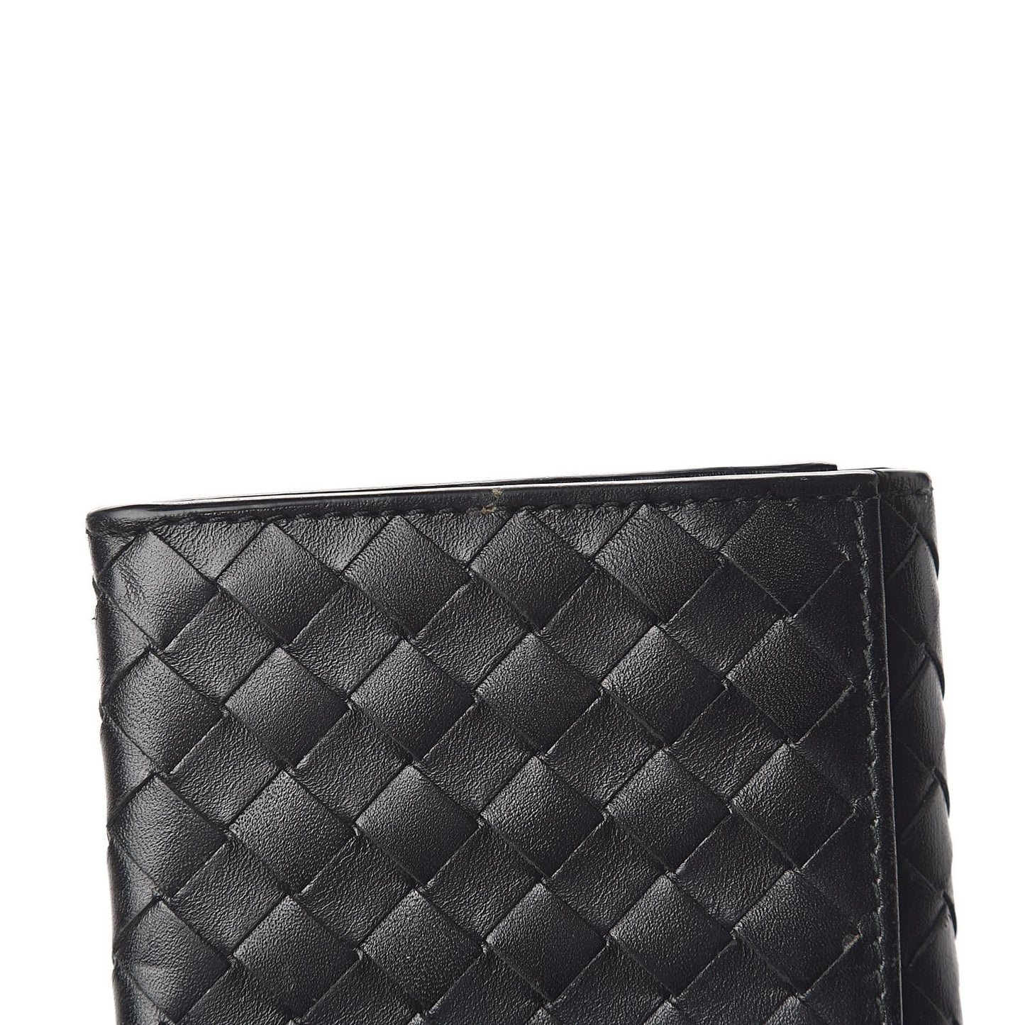 Nappa Intrecciato Flap Wallet Black
