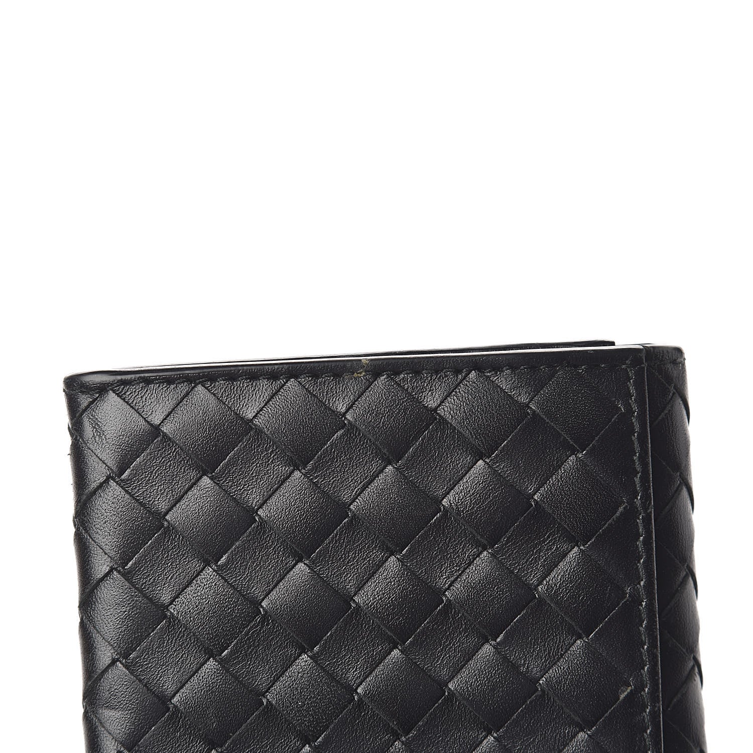 Bottega Veneta Nappa Intrecciato Flap Wallet Black 9 of 12