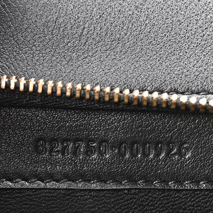 Gucci Shiny Polished Calfskin Medium Bamboo Diva Black 8 of 11