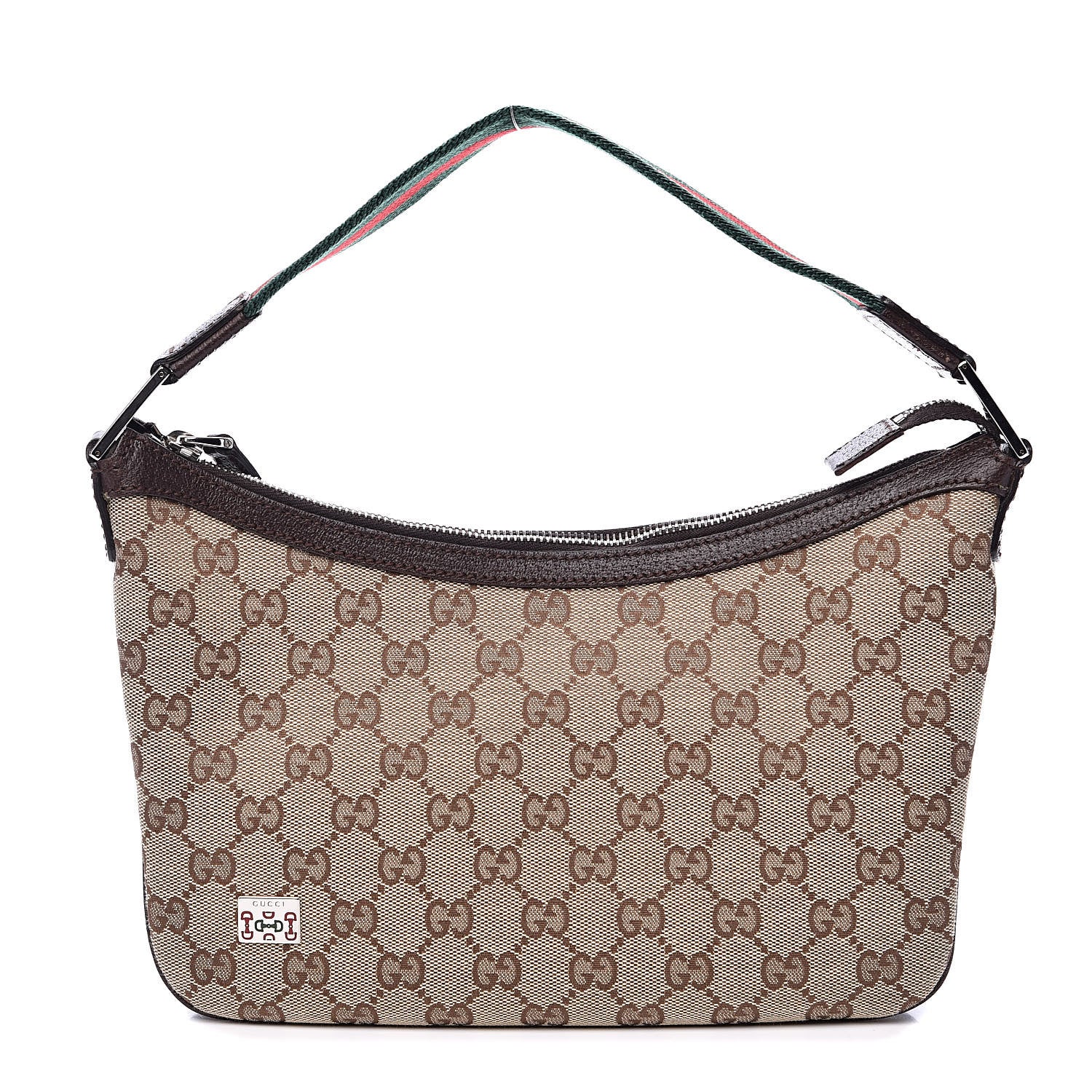 Gucci Monogram Medium Pop Hobo Dark Brown 1 of 9