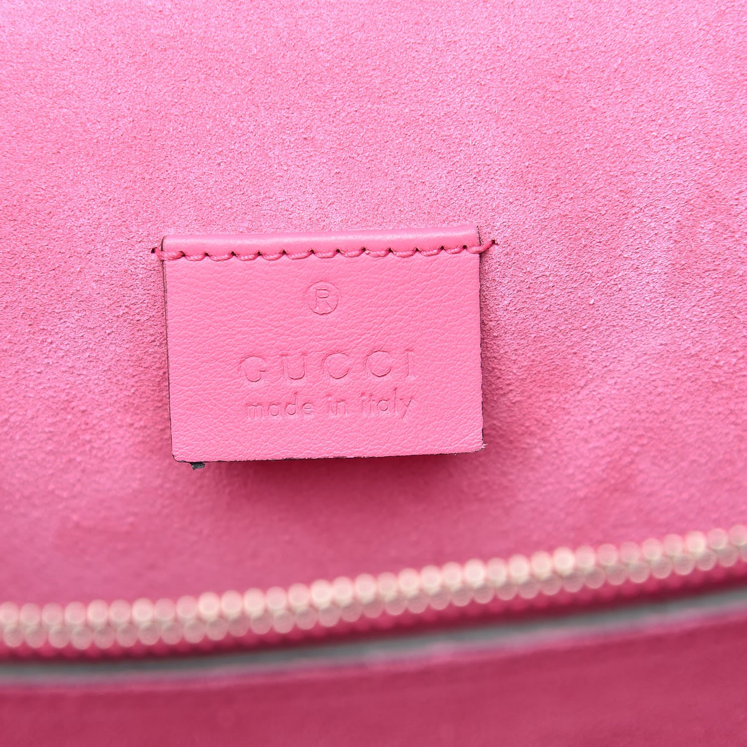 Gucci GG Supreme Monogram Suede Pierced Heart Embroidered Medium Dionysus Shoulder Bag Beige Ebony Pink Tropical Flower 8 of 20
